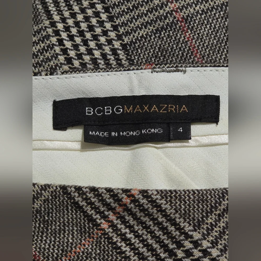 BCBG MaxAzria Houndstooth Patterned Pants - Picture 8 of 9